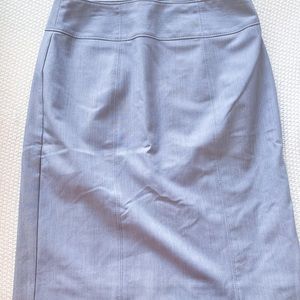 Light Grey Pencil Skirt
